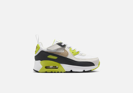 Nike PS Air Max 90 Easyon - White / Khaki / Cyber / Dark Smoke Grey