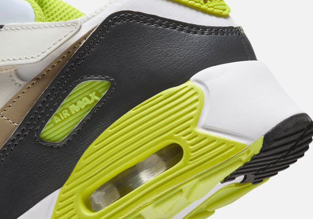 Nike PS Air Max 90 Easyon - White / Khaki / Cyber / Dark Smoke Grey