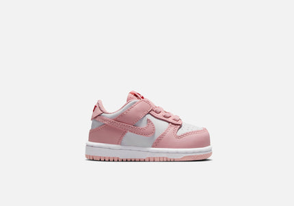 Nike TD Dunk Low - White / Pink Glaze / Pomegranate