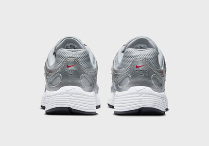 Nike GS P-6000 - Metallic Silver / Gym Red / Flat Silver