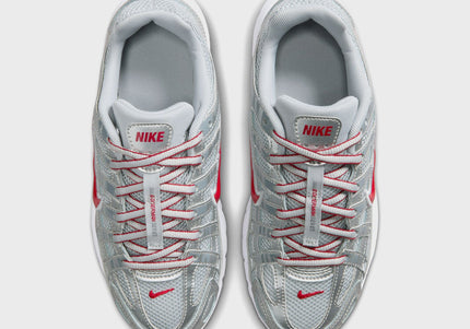 Nike GS P-6000 - Metallic Silver / Gym Red / Flat Silver