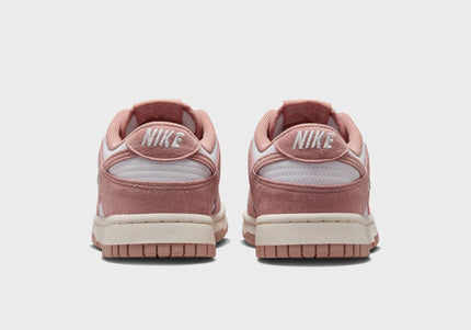 Nike WMNS Dunk Low - White / Particle Pink / Sail / Metallic Silver