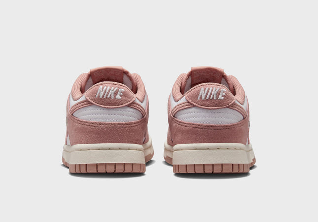 Nike WMNS Dunk Low - White / Particle Pink / Sail / Metallic Silver