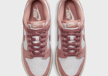 Nike WMNS Dunk Low - White / Particle Pink / Sail / Metallic Silver