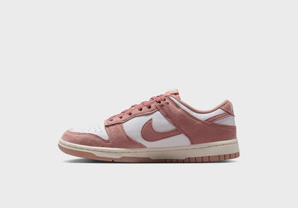 Nike WMNS Dunk Low - White / Particle Pink / Sail / Metallic Silver