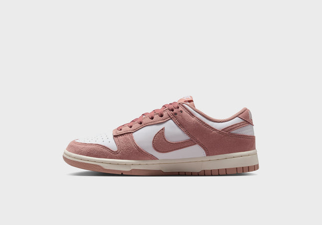 Nike WMNS Dunk Low - White / Particle Pink / Sail / Metallic Silver