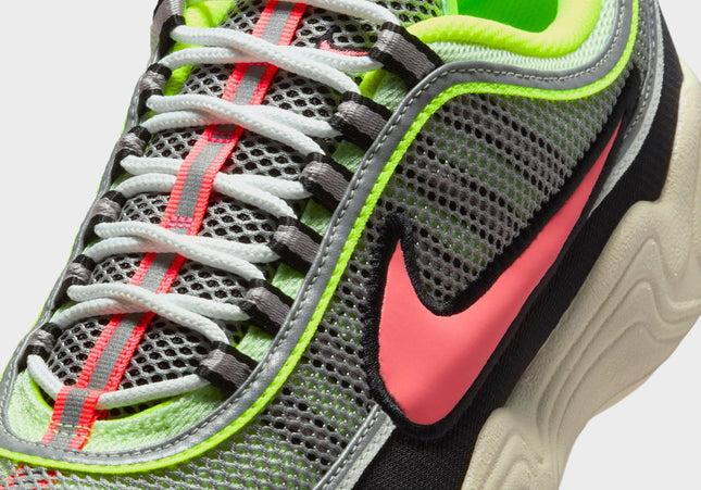 Nike Air Zoom Spiridon - Barely Volt / Hot Punch / Metallic Silver / Summit White / Black