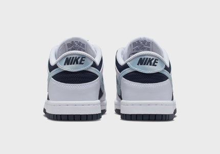 Nike GS Dunk Low - White / Light Armory Blue / Deep Royal Blue