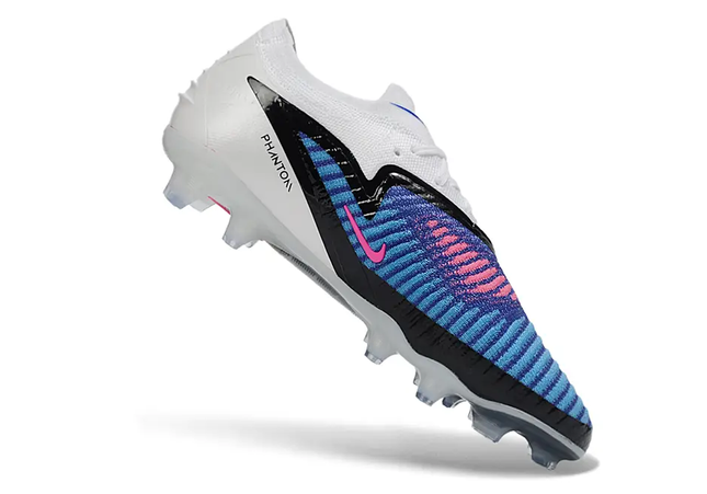 Nike Phantom 6 Elite FG soccer cleat in action, showcasing agility and quick movements