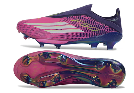 Laceless design of Adidas F50+ Elite FG football boot