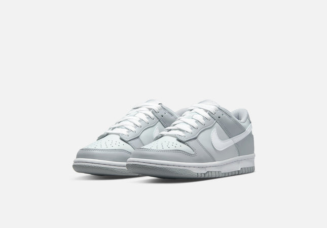 Nike GS Dunk Low - Pure Platinum / White / Wolf Grey
