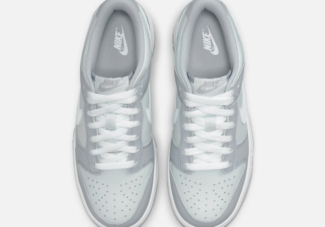 Nike GS Dunk Low - Pure Platinum / White / Wolf Grey