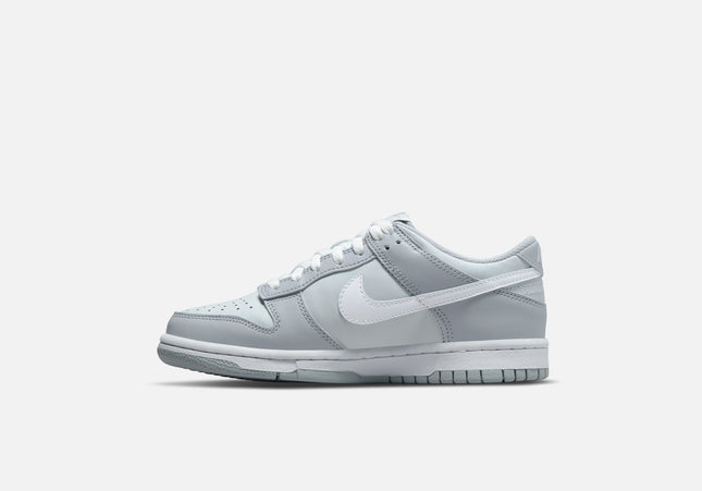 Nike GS Dunk Low - Pure Platinum / White / Wolf Grey
