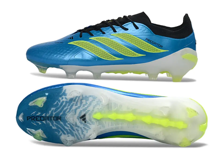 Side view of Adidas Predator 26 Elite FG football, highlighting its lightweight and durable construction