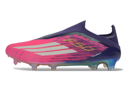 Adidas F50 Elite FG Laceless football boot with innovative design and premium materials.
