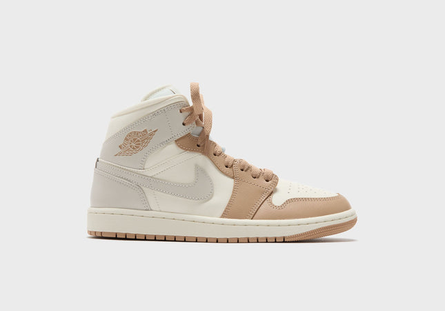 Jordan Air Jordan 1 Mid - Pale Ivory / Light Orewood Brown / Hemp / Sail