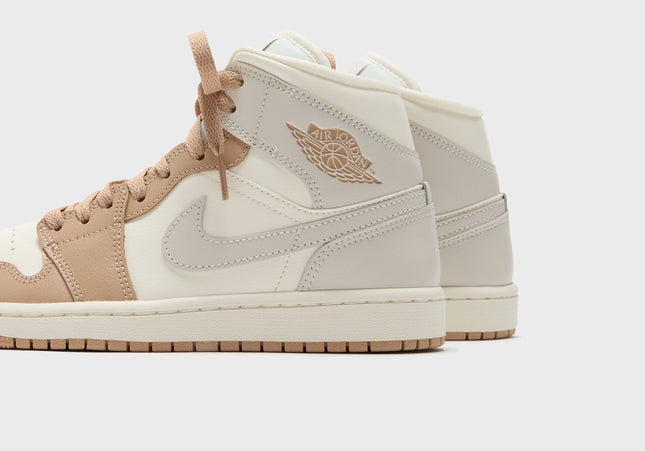 Jordan Air Jordan 1 Mid - Pale Ivory / Light Orewood Brown / Hemp / Sail