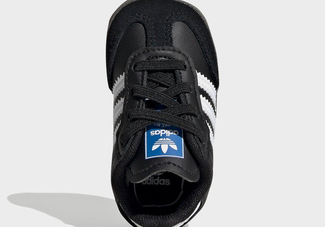 adidas Samba Crib - Core Black / Cloud White / Blue Bird