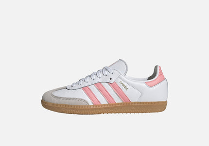 adidas Junior Samba OG - White / Semi Pink Spark / Gum