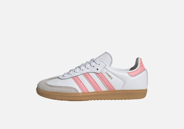 adidas Junior Samba OG - White / Semi Pink Spark / Gum