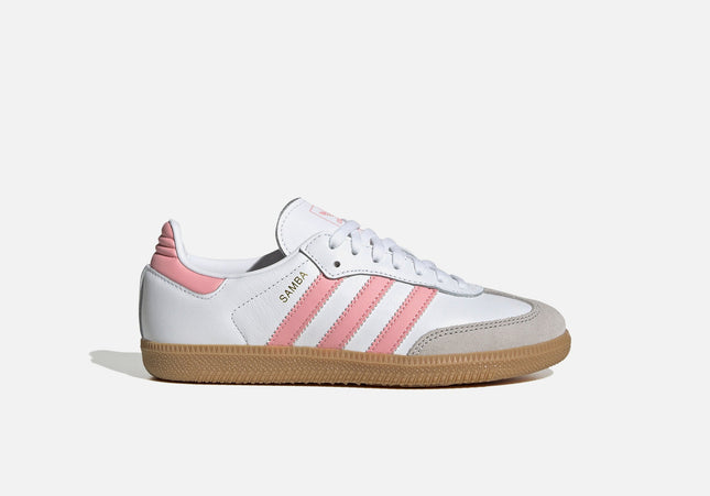 adidas Junior Samba OG - White / Semi Pink Spark / Gum