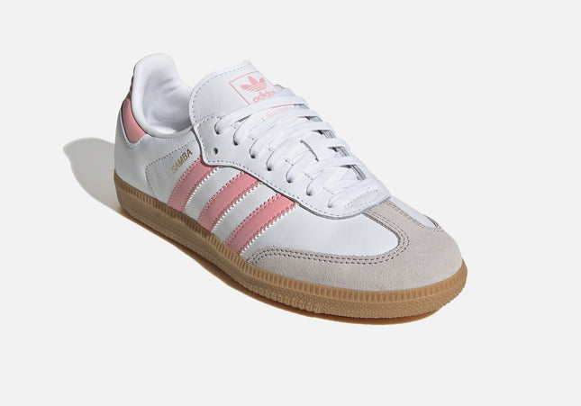 adidas Junior Samba OG - White / Semi Pink Spark / Gum