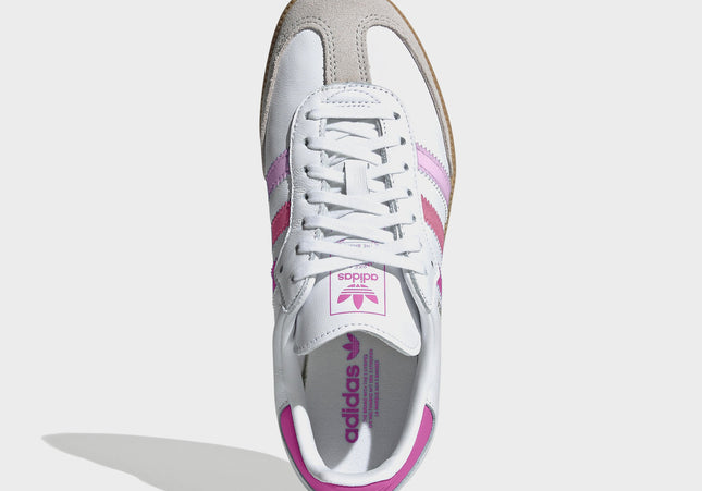 adidas Kids Samba OG - White / Orchid Fusion / Rose Tone