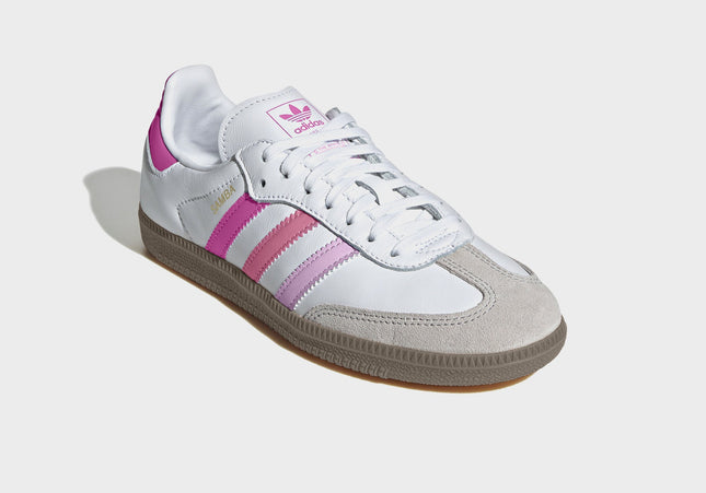 adidas Kids Samba OG - White / Orchid Fusion / Rose Tone