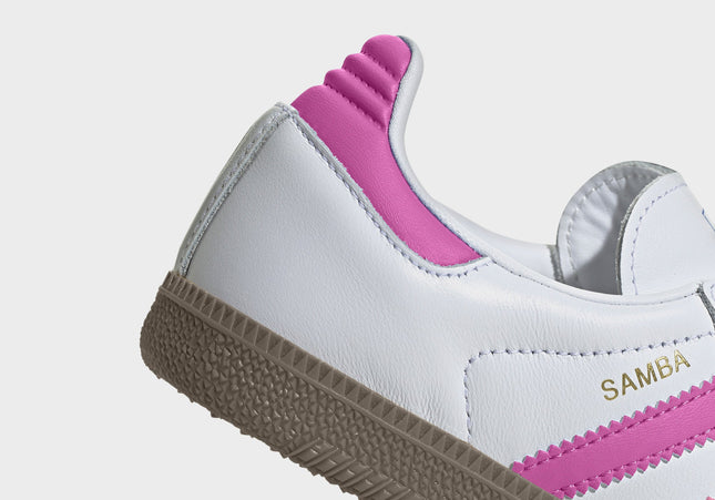 adidas Kids Samba OG - White / Orchid Fusion / Rose Tone
