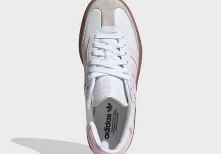 adidas Junior Sambae - Cloud White / Clear Pink / Gold Metallic