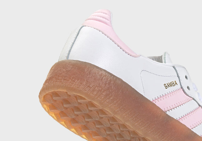 adidas Junior Sambae - Cloud White / Clear Pink / Gold Metallic