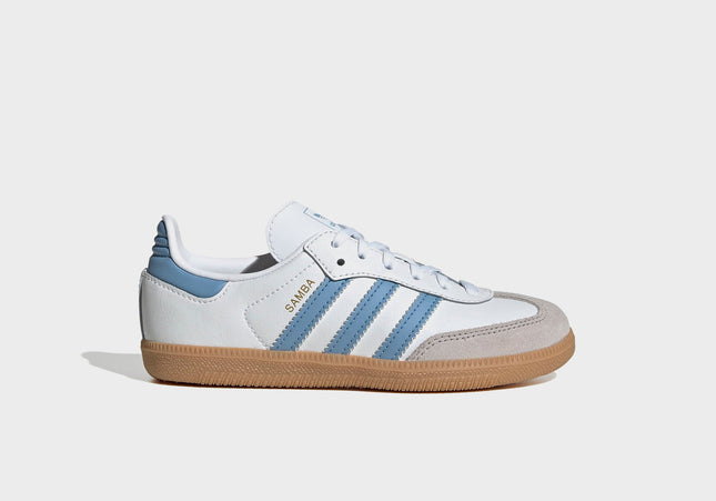 adidas Kids Samba OG - Cloud White / Ash Blue / Gum