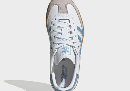adidas Kids Samba OG - Cloud White / Ash Blue / Gum