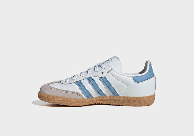 adidas Kids Samba OG - Cloud White / Ash Blue / Gum