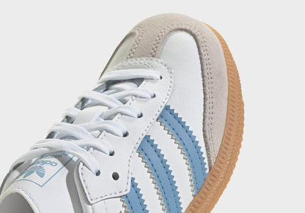 adidas Kids Samba OG - Cloud White / Ash Blue / Gum