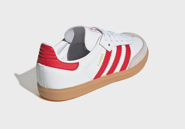adidas PS Samba OG - White / Better Scarlet / Gum 3