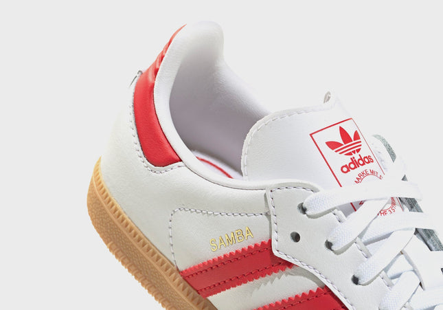 adidas PS Samba OG - White / Better Scarlet / Gum 3
