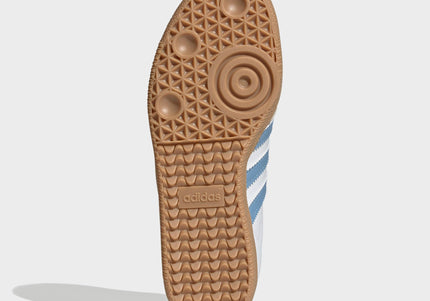 adidas GS Samba OG - White / Ash Blue / Gum 3