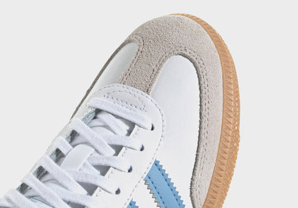 adidas GS Samba OG - White / Ash Blue / Gum 3