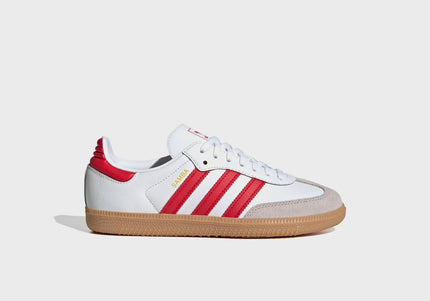 adidas GS Samba OG - White / Better Scarlet / Gum 3