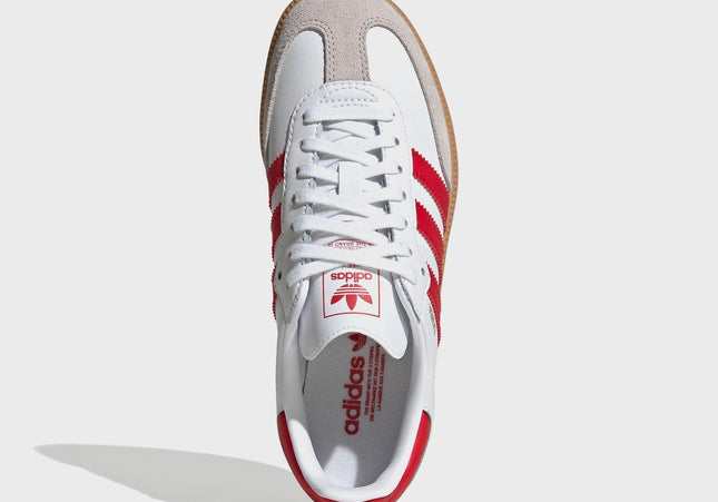 adidas GS Samba OG - White / Better Scarlet / Gum 3