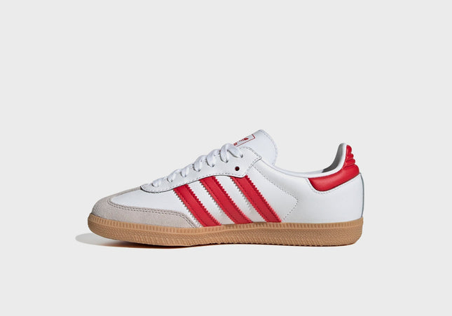 adidas GS Samba OG - White / Better Scarlet / Gum 3