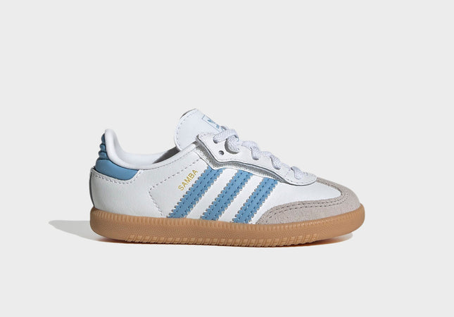 adidas TD Samba OG - White / Ash Blue / Gum 3