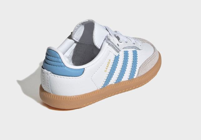 adidas TD Samba OG - White / Ash Blue / Gum 3