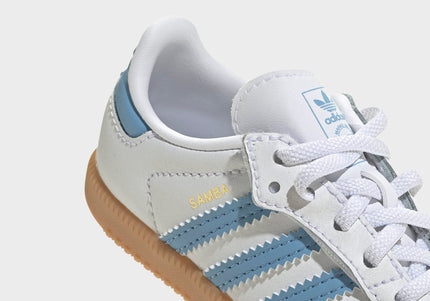 adidas TD Samba OG - White / Ash Blue / Gum 3