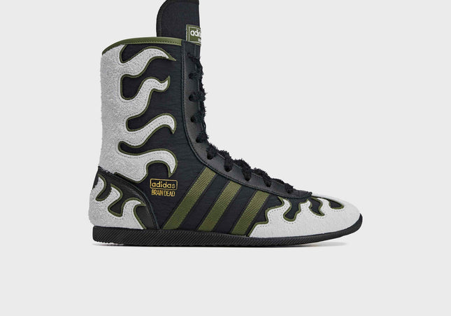 adidas x Brain Dead Japan Hi - Black / Crystal White / Gold Metallic