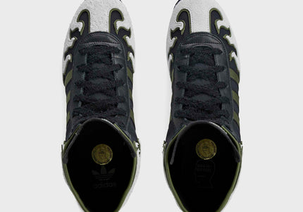 adidas x Brain Dead Japan Hi - Black / Crystal White / Gold Metallic