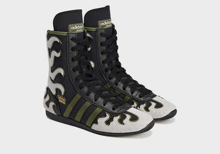 adidas x Brain Dead Japan Hi - Black / Crystal White / Gold Metallic