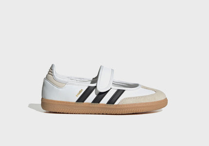 adidas J Samba Jane  - White / Alumina / Core Black