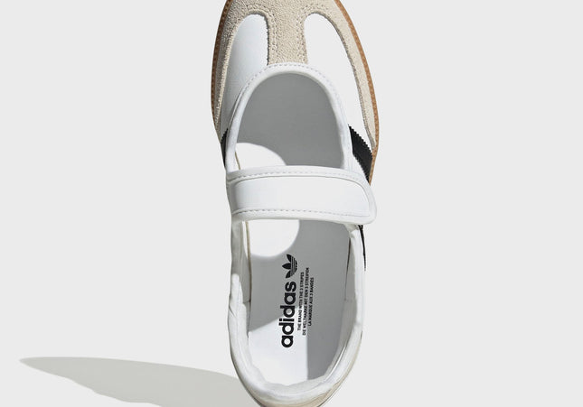 adidas J Samba Jane  - White / Alumina / Core Black